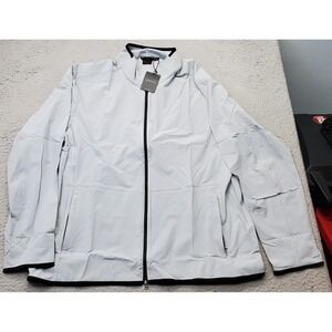 Dunning Golf Jacket Women XXL Gray Lined Performance Stretch Long Sleeve NWT